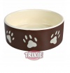 Trixie miska keramick� farba hnedo-b�ov� s labkami