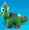 Dinosaurus, zelen�, p�skac�
